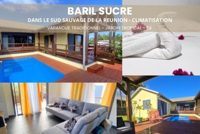 Baril Sucre - Piscine- Jardin - By Sister Home سانت فيليب المظهر الخارجي الصورة